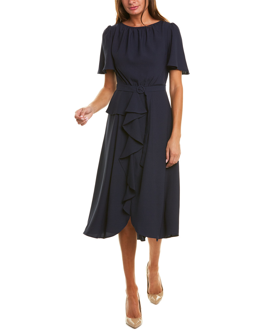 Image of Gabby Skye Ruffle Midi Dress