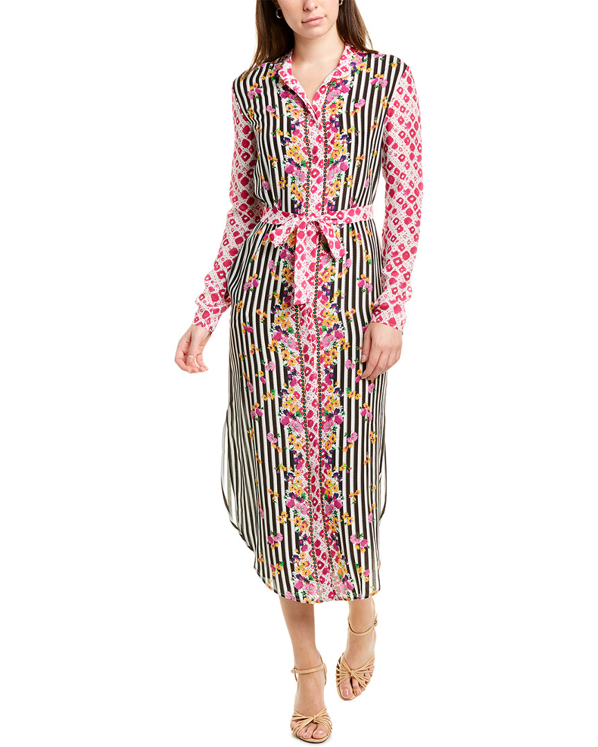 Image of Saloni Molly Silk Shirtdress
