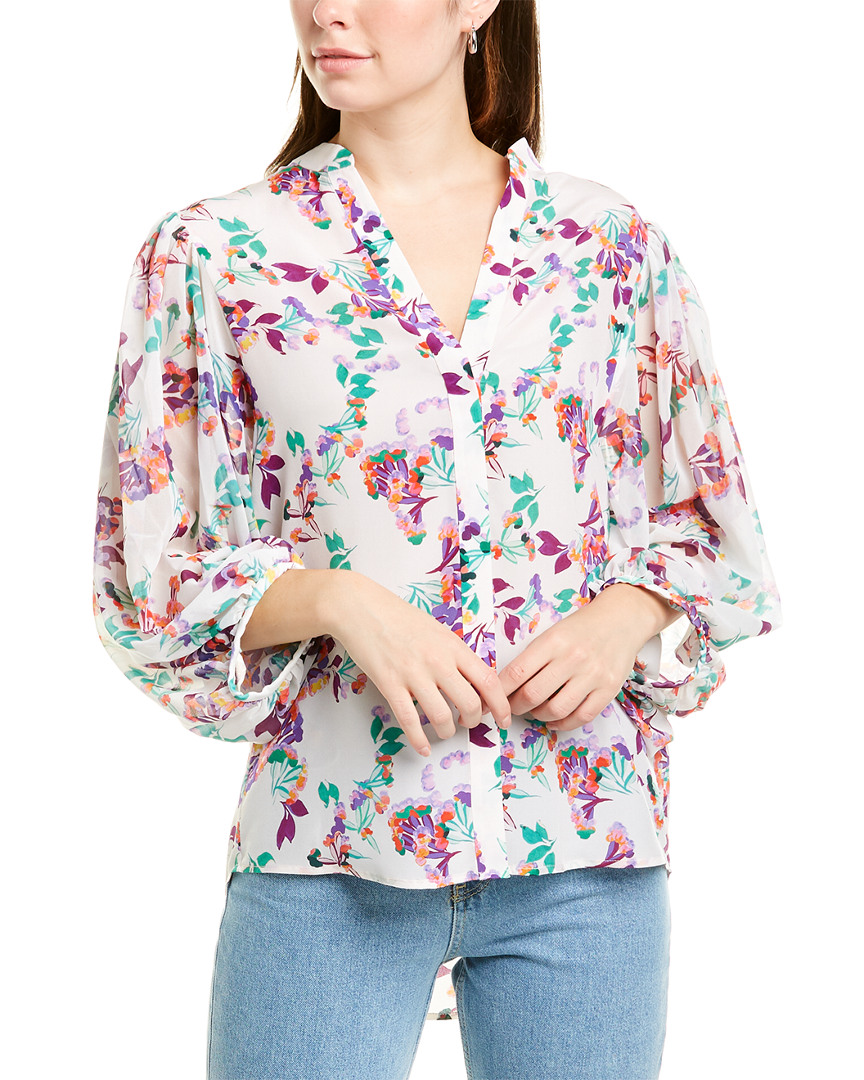 Image of Saloni Chloe Silk Top