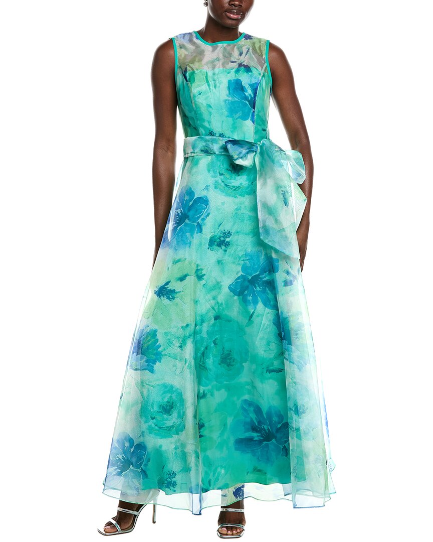 Eliza J Sleeveless Solid Maxi Dress In Brown