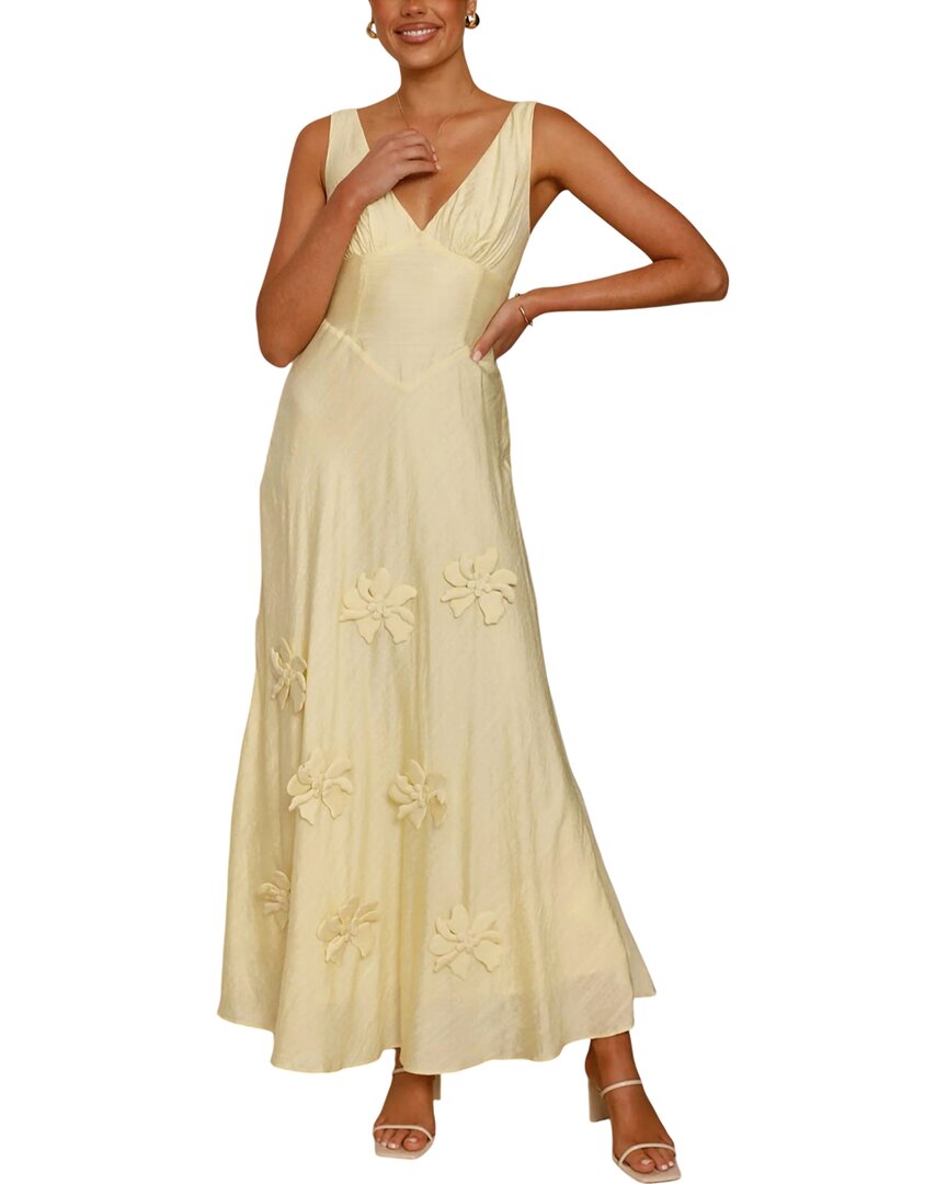 Anette Maxi Dress In Light Yellow