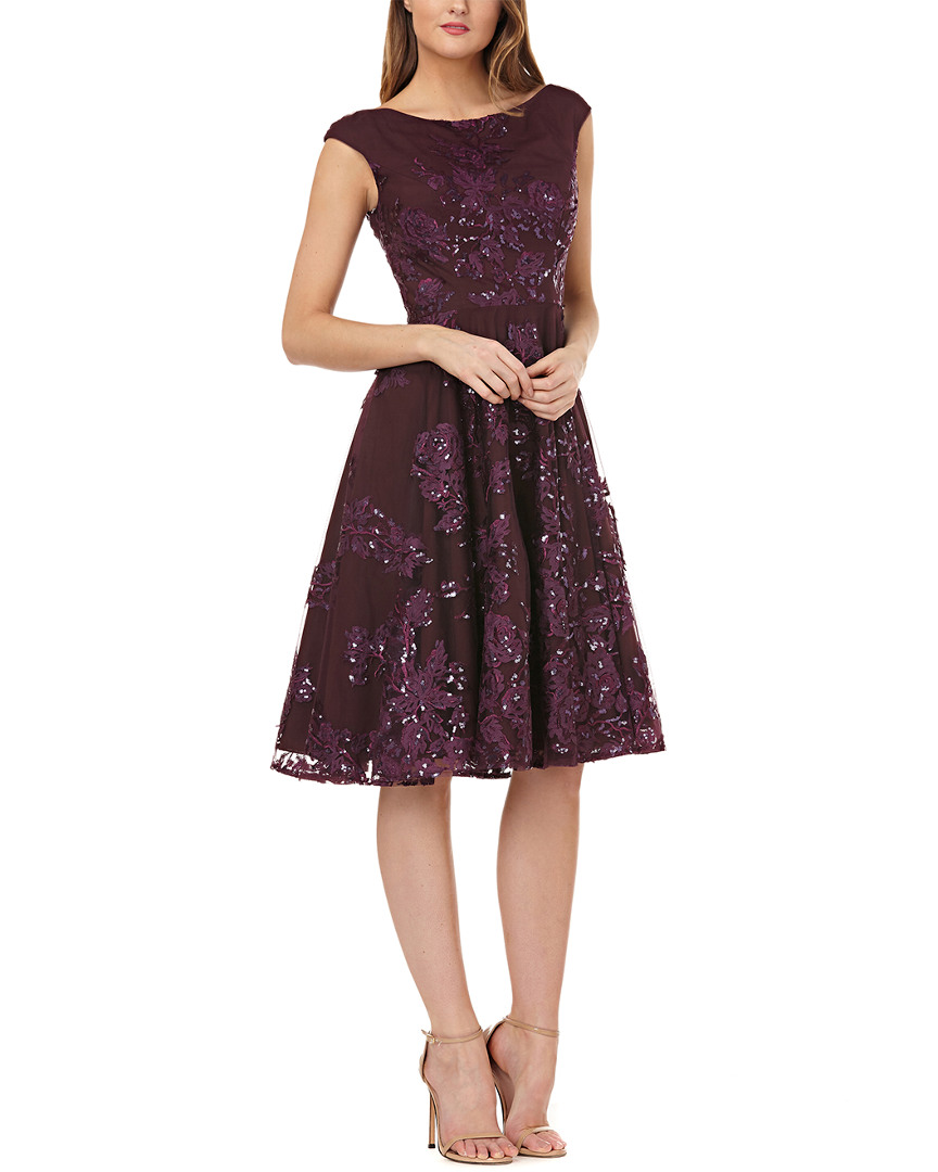 Image of Kay Unger Sequin Mini Dress