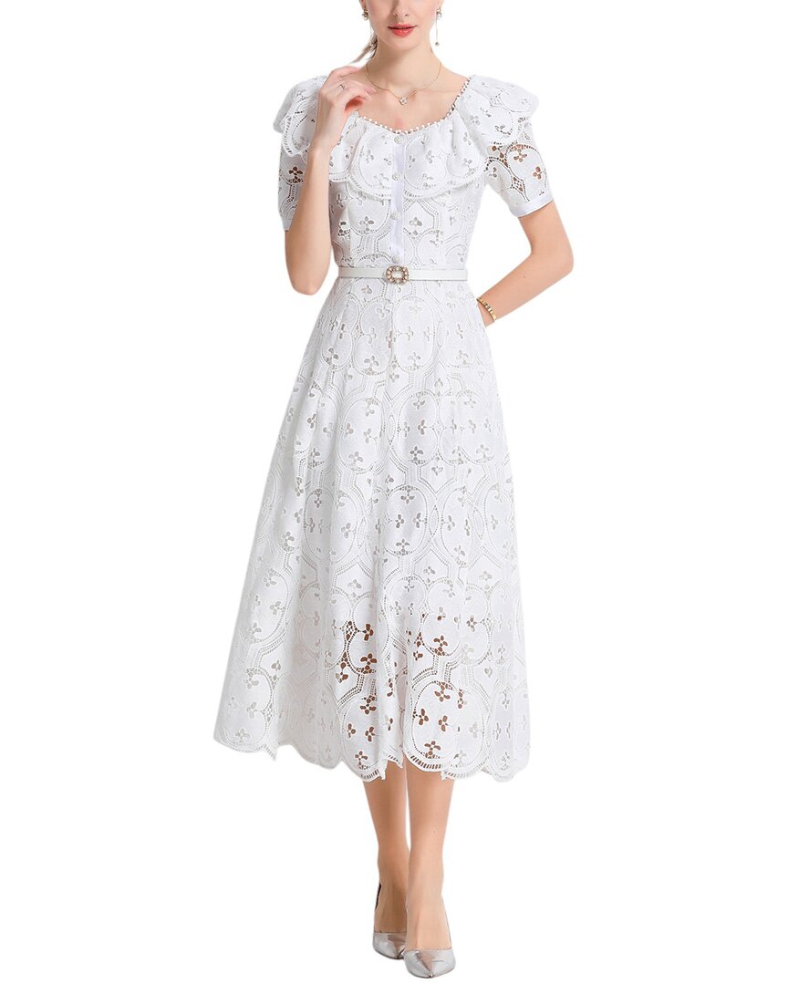 Kaimilan Midi Dress In Gray