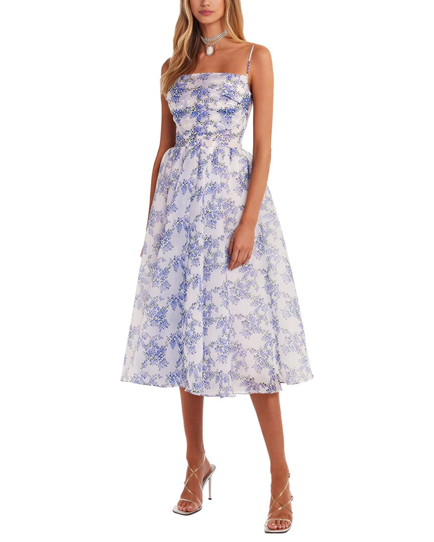 Homeyee Midi Dress In Blue