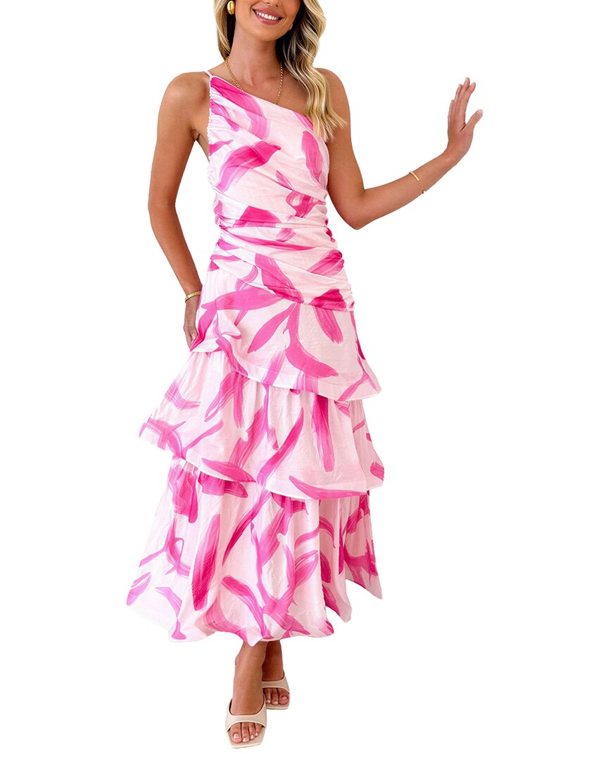 Leon Gori Maxi Dress In Multi
