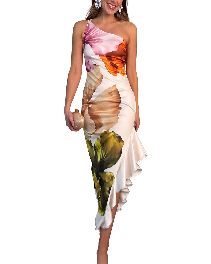 Leon Gori Maxi Dress In Pink