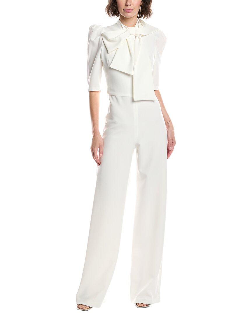 Black Halo Ara Jumpsuit In White