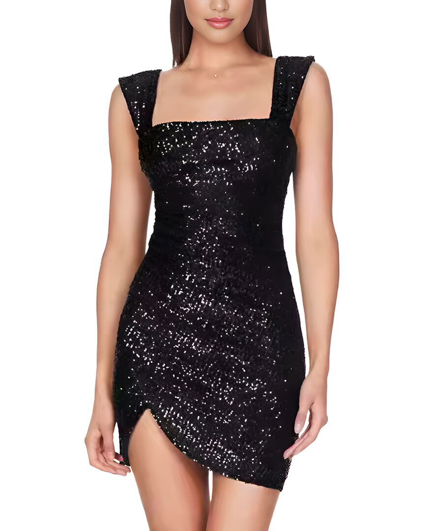 Bella Desert Mini Dress In Black