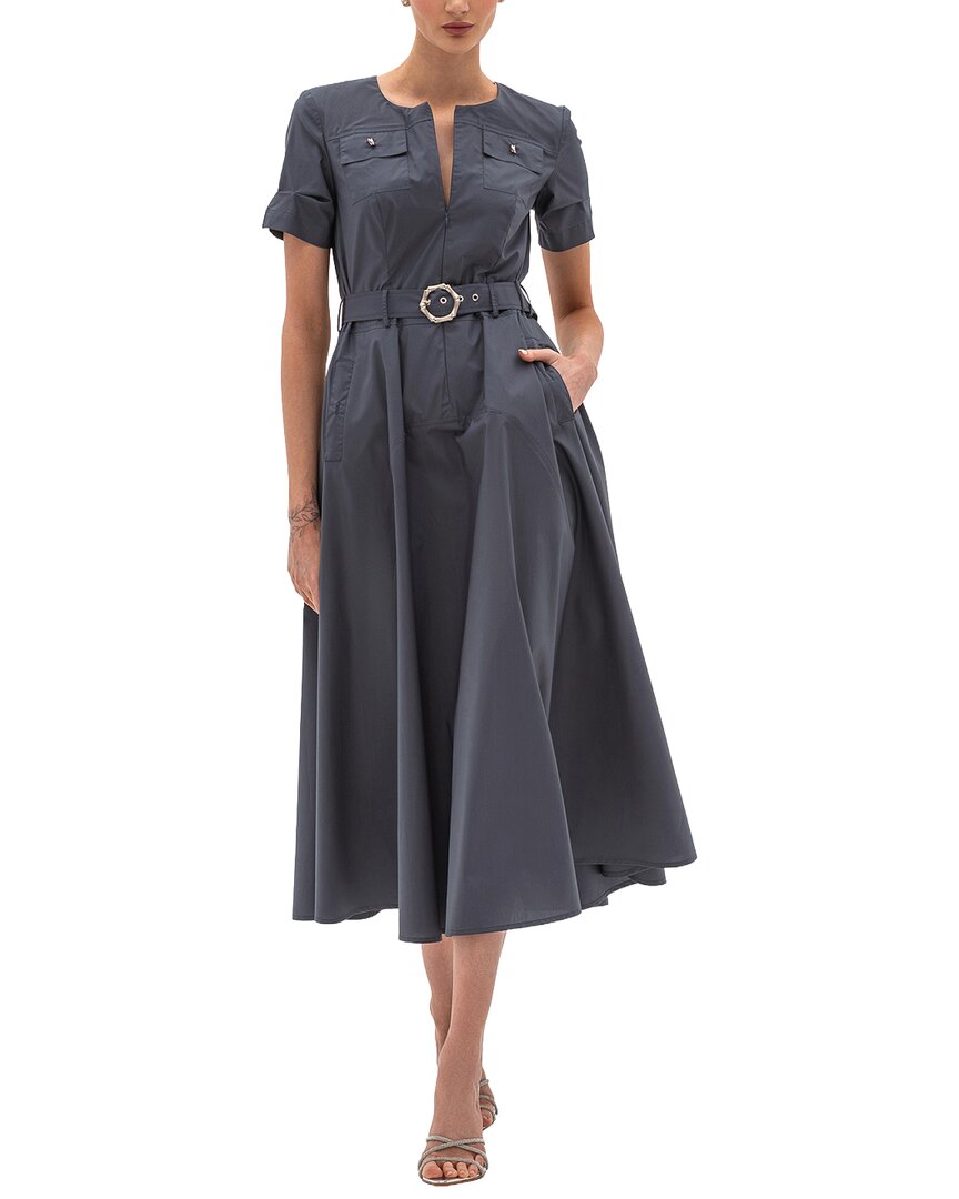 Bgl A-line Dress In Blue