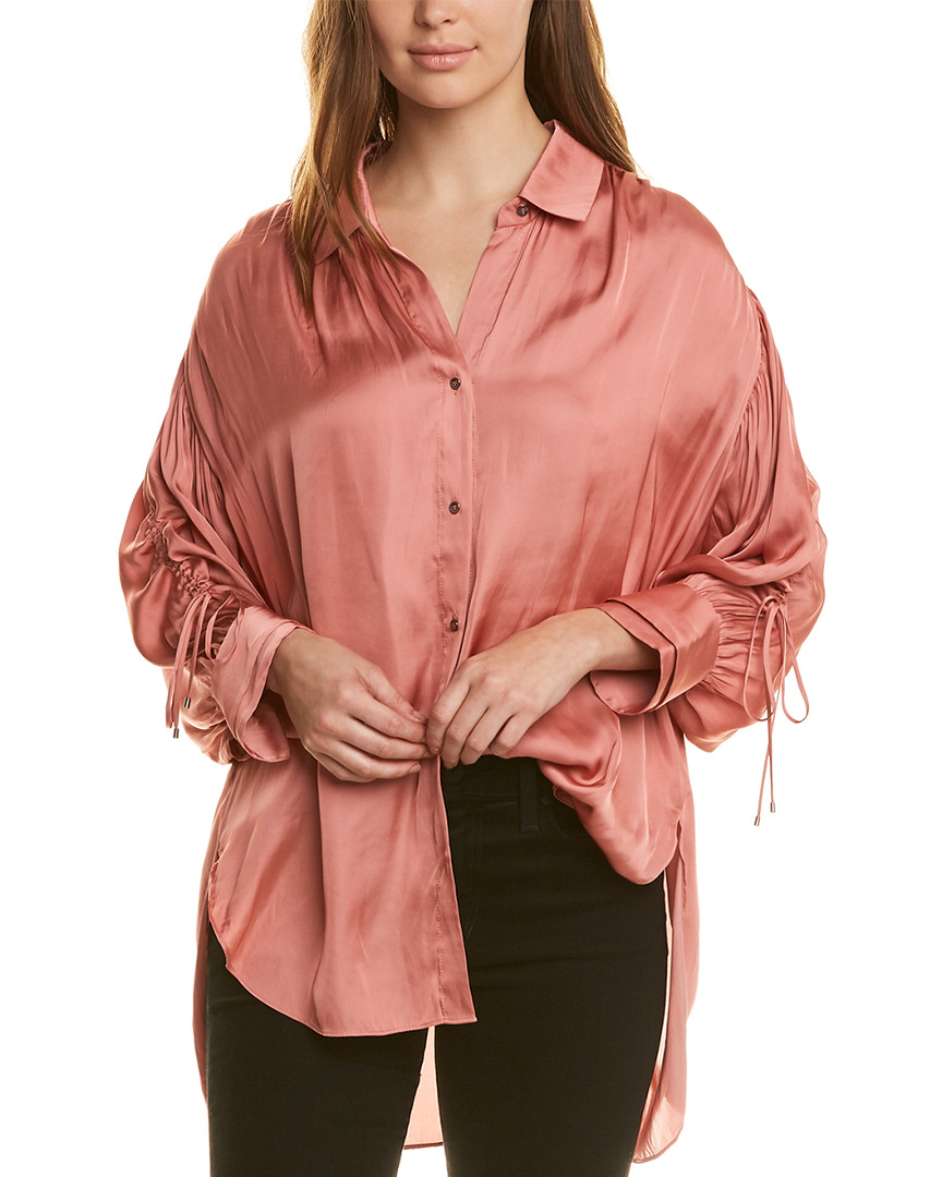 Image of Halston Heritage Ruched Top