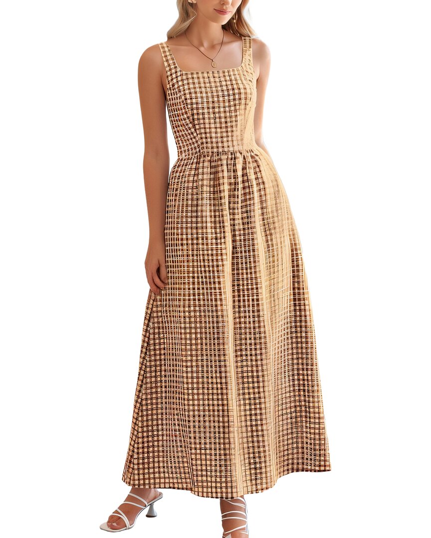 Teodora Maxi Dress In Orange