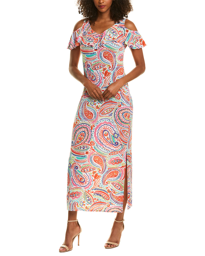 Msk Ruffle Maxi Dress Women's S | eBay