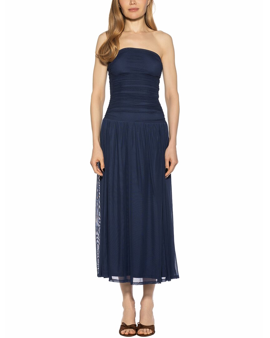 Alexia Admor Seraphina A-line Dress In Blue