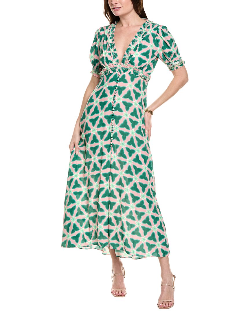 Saloni Eco Crepe Maxi Dress