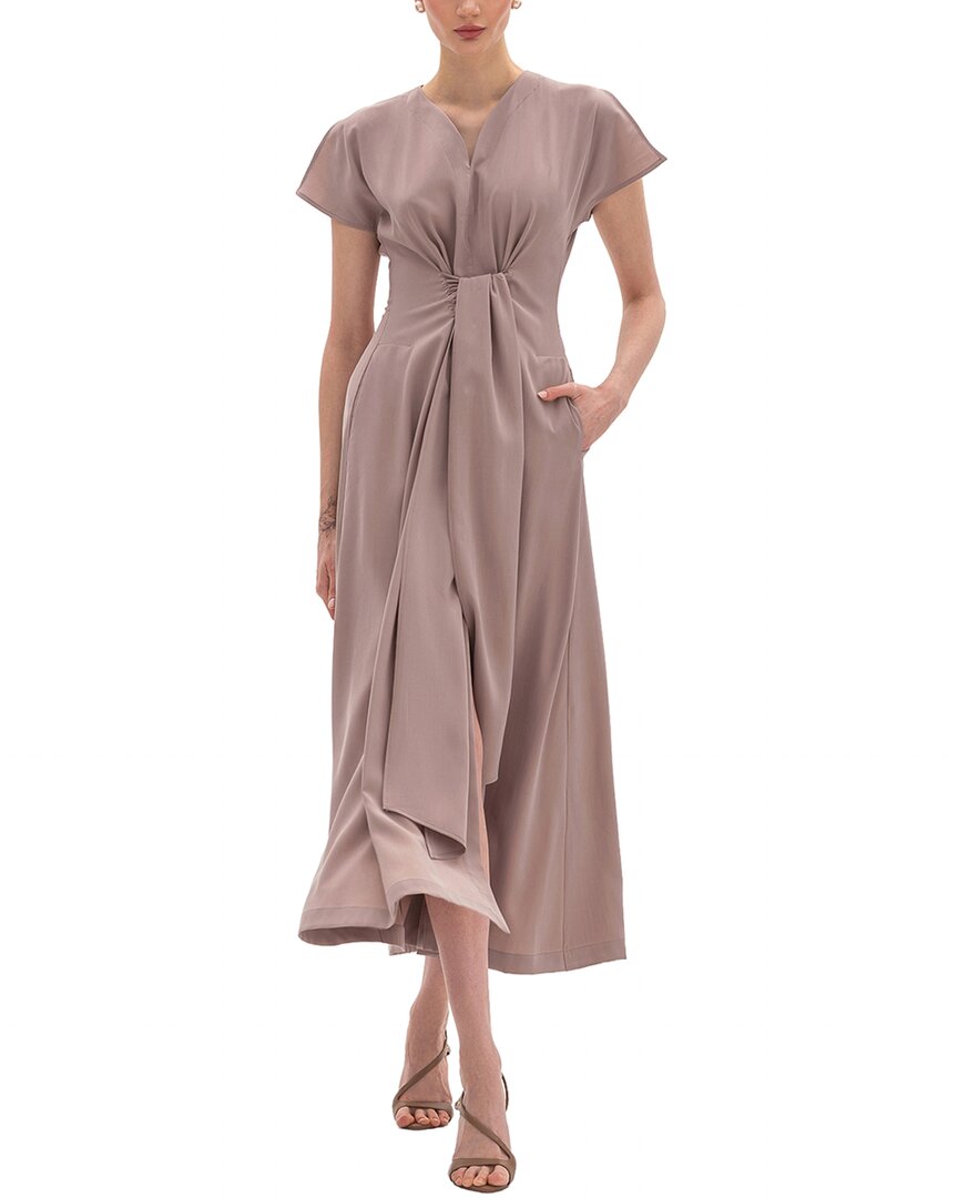 Bgl Midi Dress In Beige