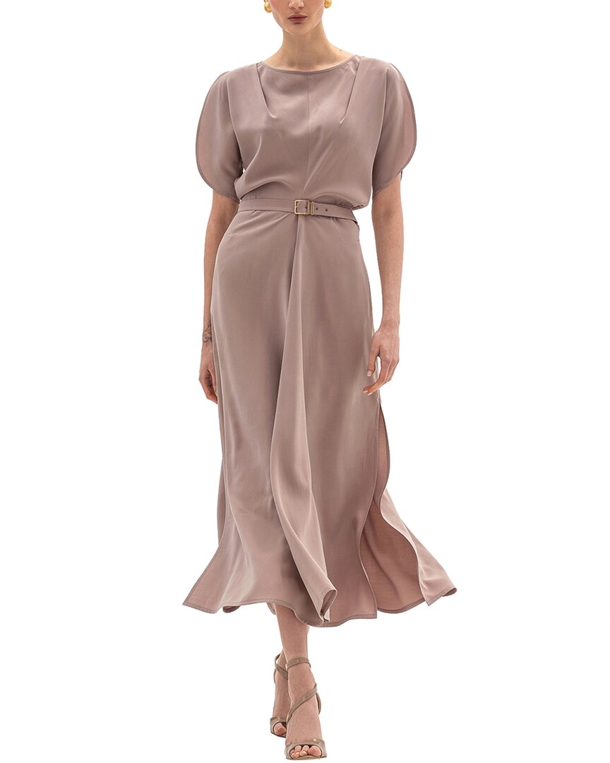 Bgl Midi Dress In Beige