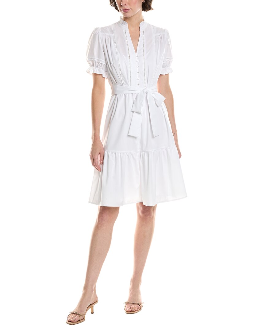 Nanette Lepore Midi Dress In White