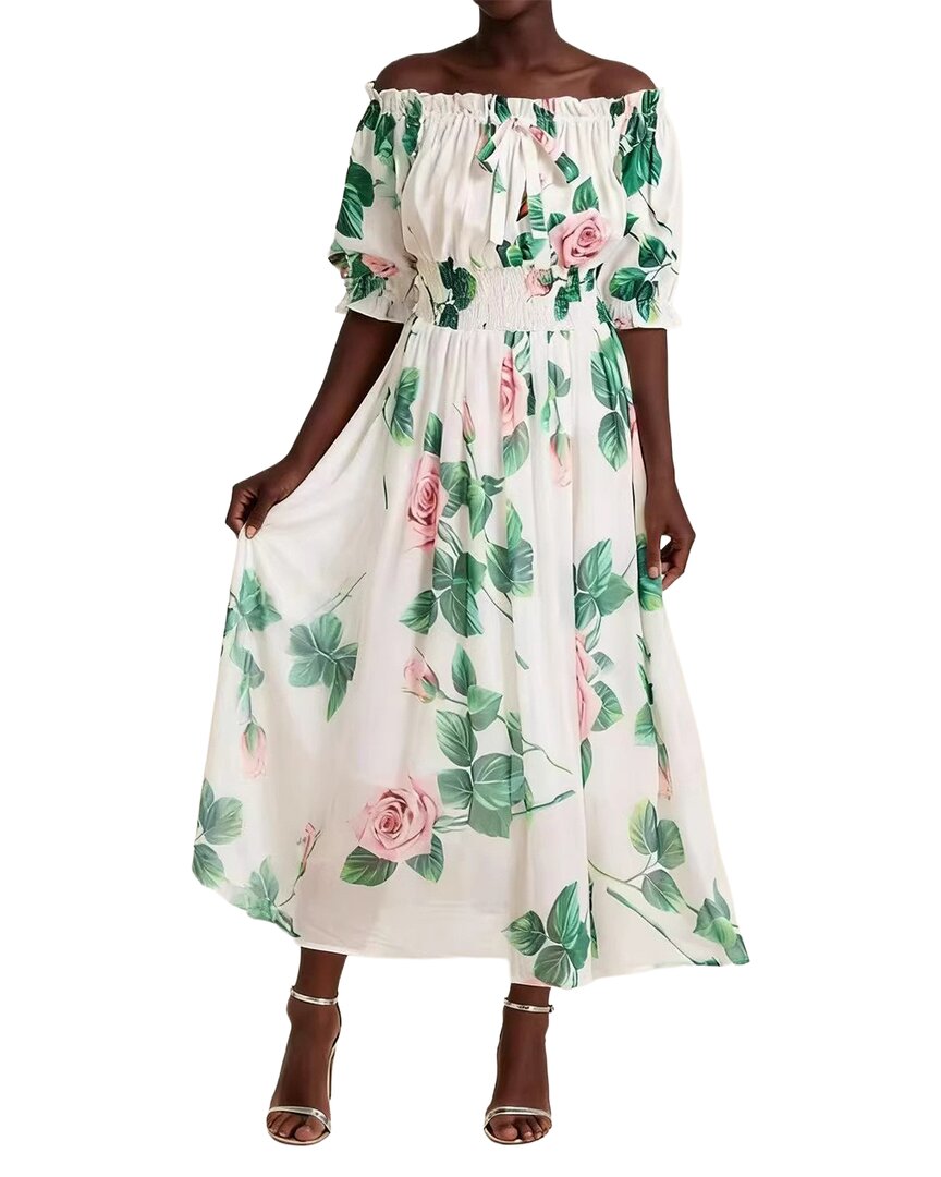 Linda Charm Midi Dress In Multi