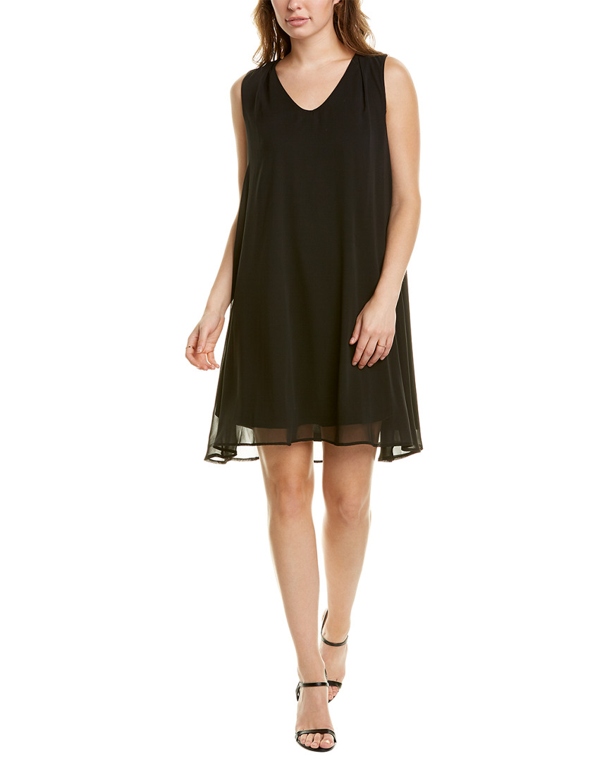 Image of TMRW STUDIO Sheer Overlay Shift Dress