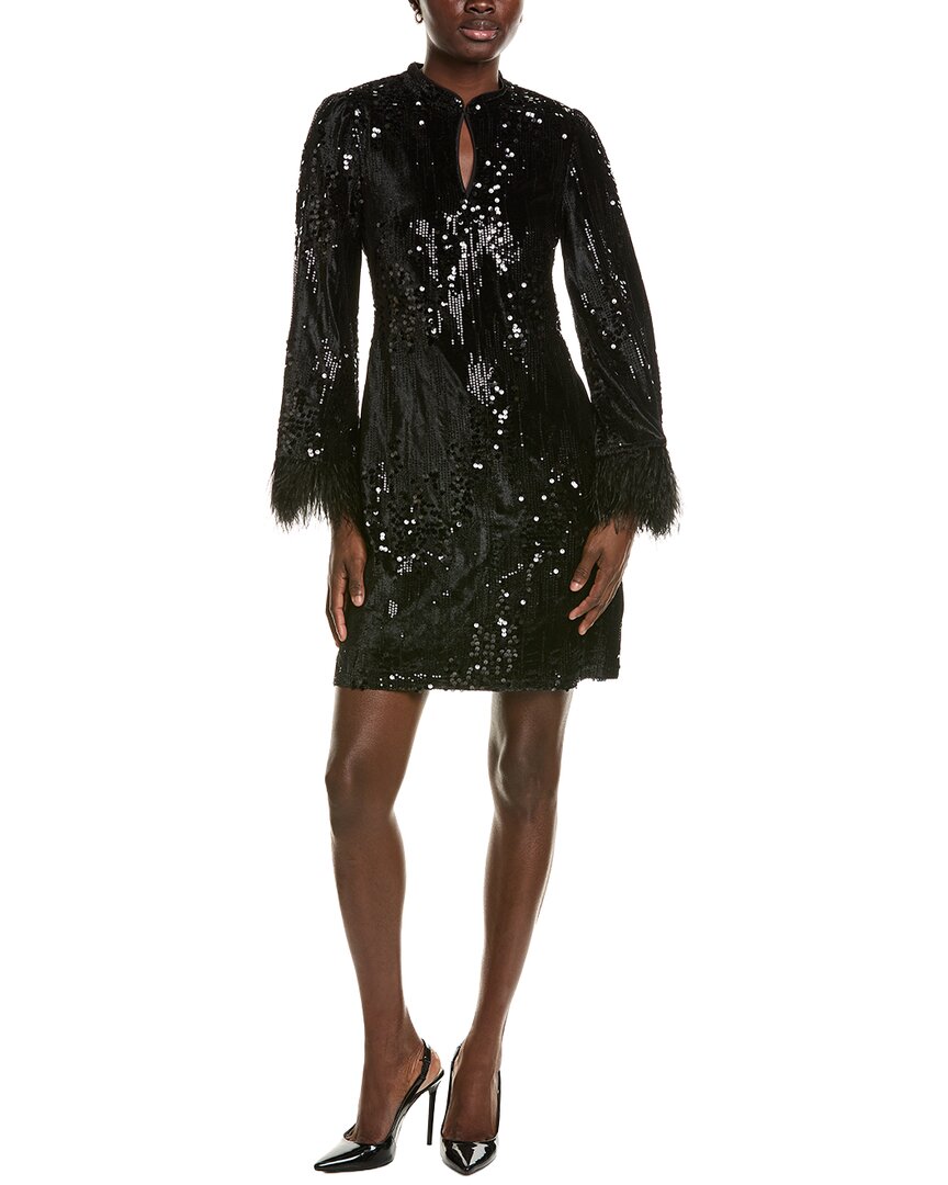 Julia Jordan Sequin Mini Dress In Black