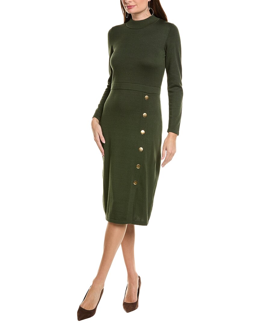 Julia Jordan Knit Dress In Green