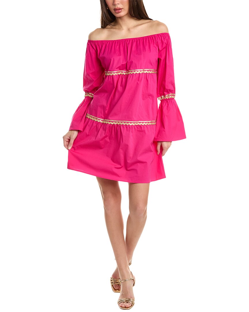Shop Flora Bea Nyc Blaine Mini Dress In Pink
