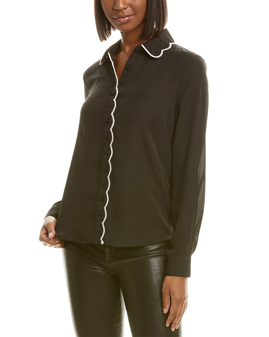 Image of Laundry by Shelli Segal Scalloped Top