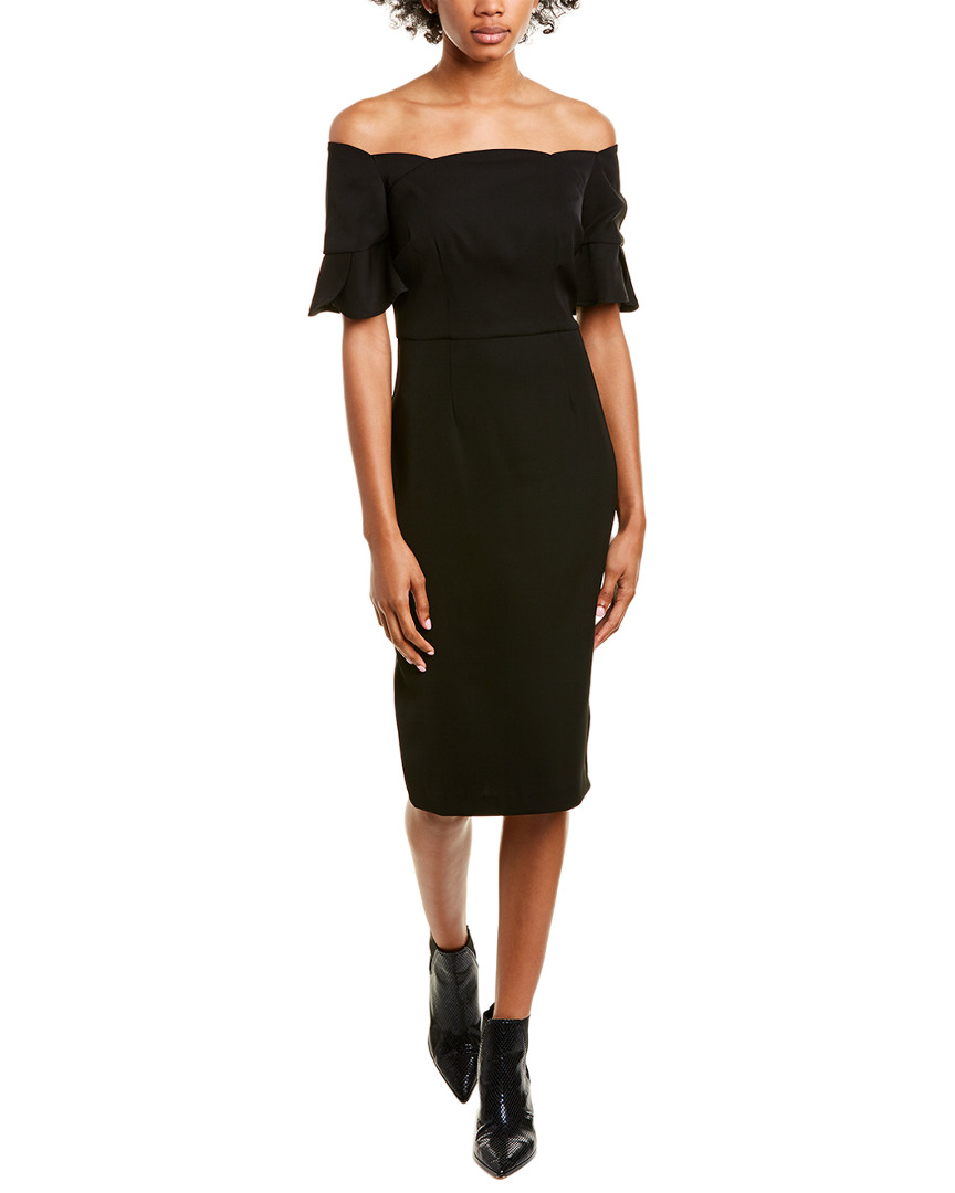 Image of Trina by Trina Turk Off-The-Shoulder Midi Dress