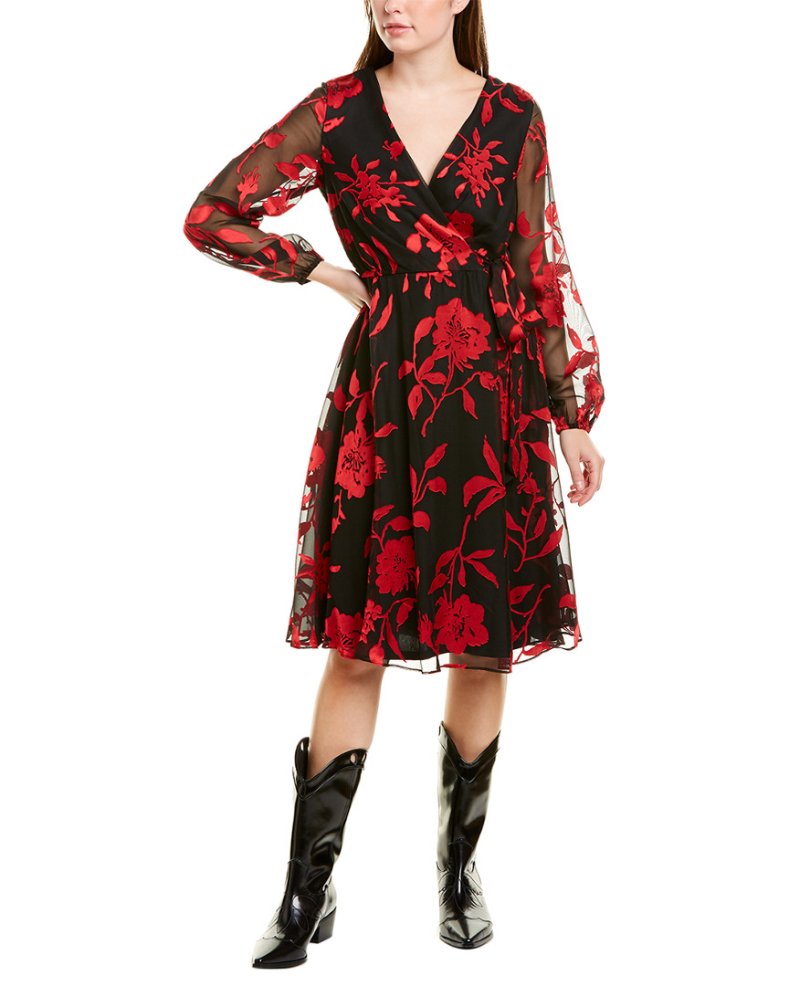 Image of Julia Jordan Surplice A-Line Dress