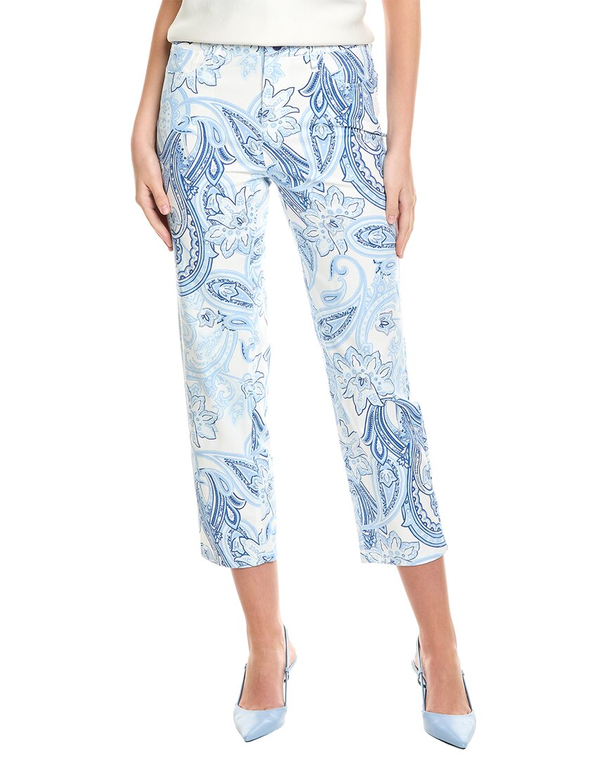 Jones New York Fly Front Lexington Straight Ankle Pant