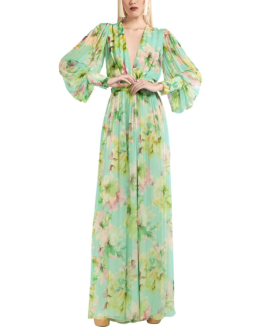 Vincent Maxi Dress In Green