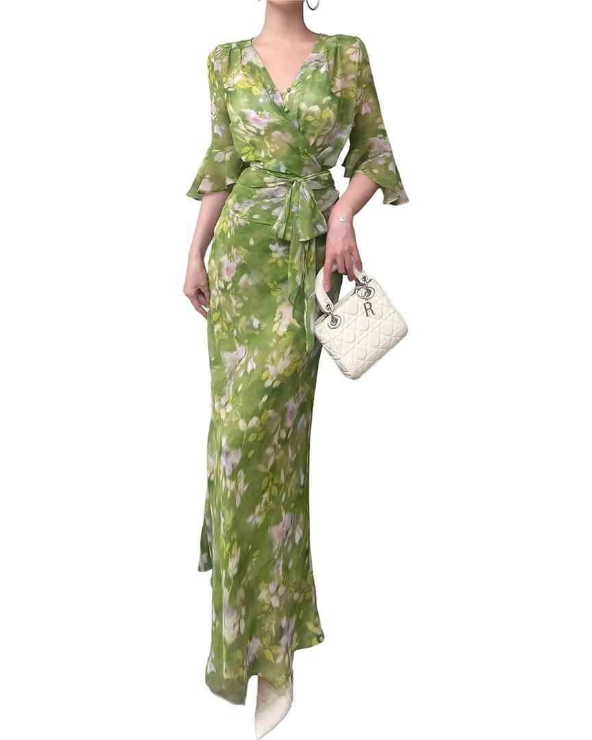 Burryco Maxi Dress In Green