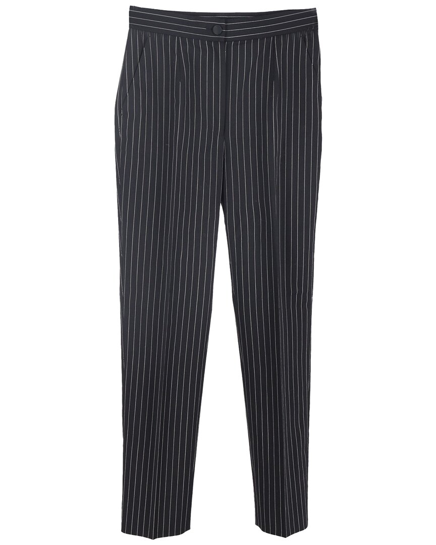 Dolce & Gabbana Striped Pants In Black
