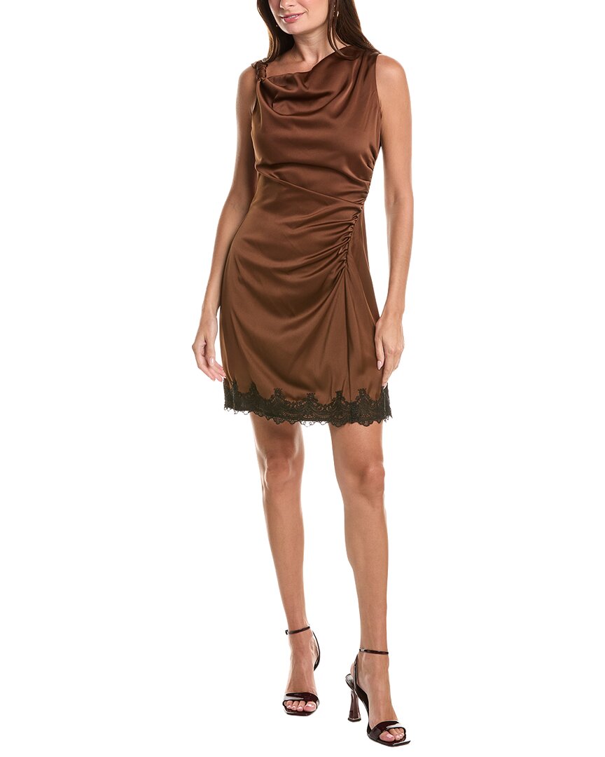 Taylor Sleeveless Embellished Mini Dress In Pink