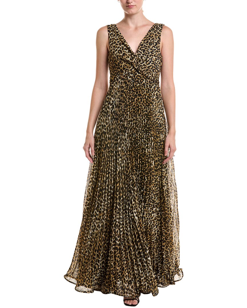 Maison Tara Maxi Dress In Brown
