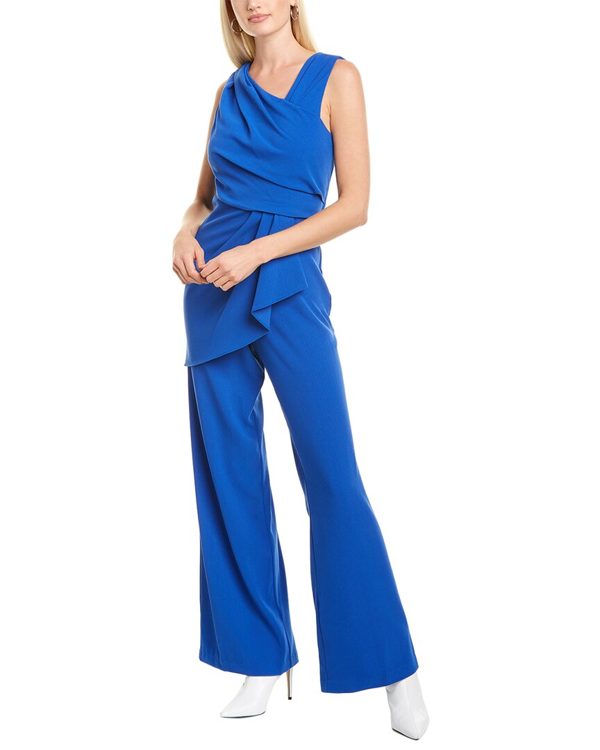 Image of Adrianna Papell Draped Jumpsuit