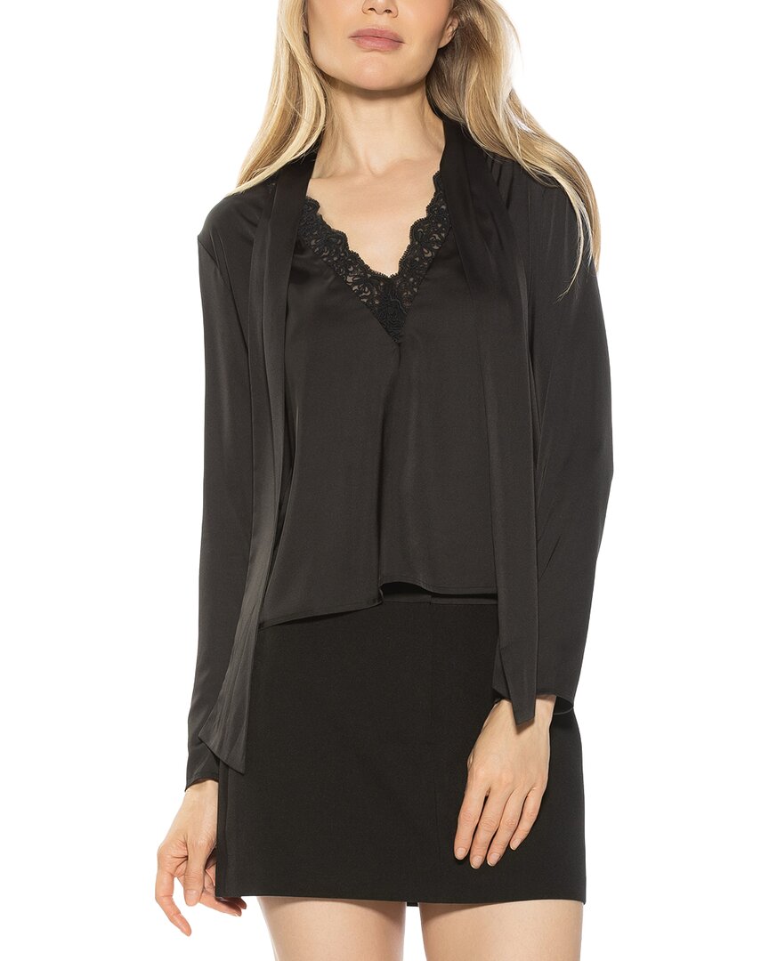 Alexia Admor Vienne Blouse In 1-black