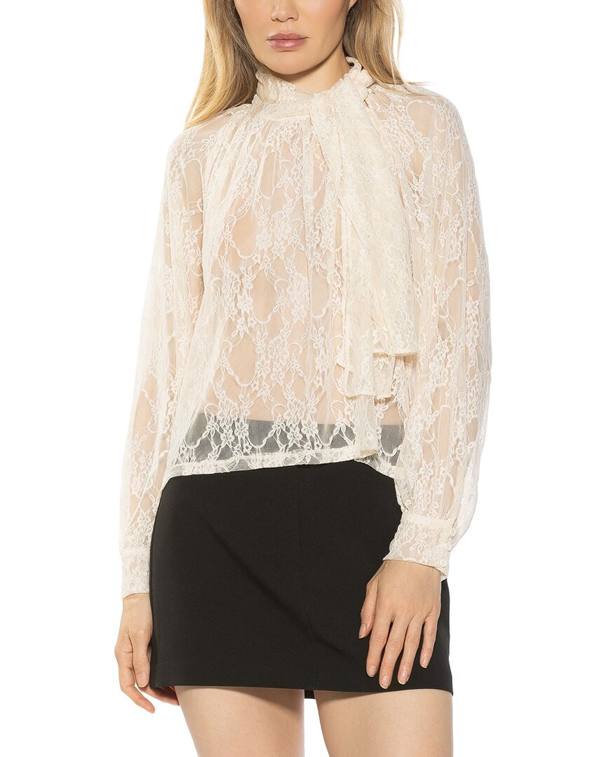Alexia Admor Rae Top In 967-cream