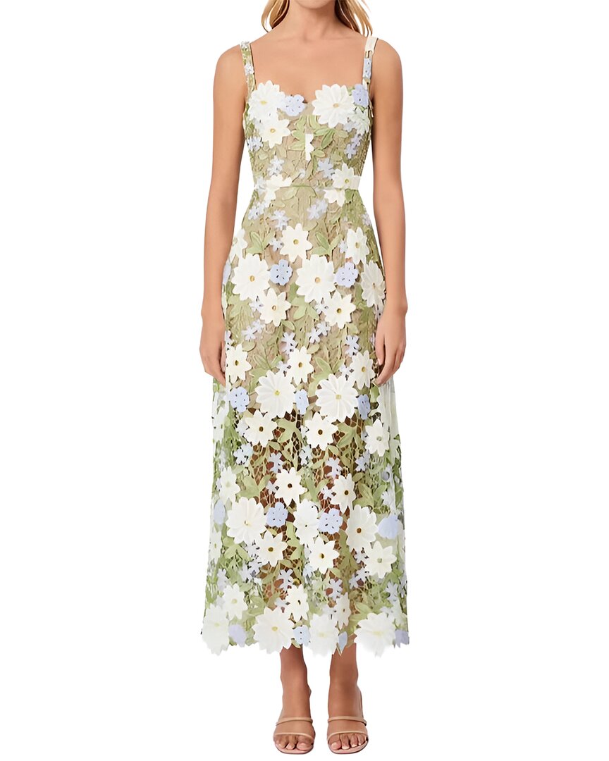 Vincent Maxi Dress In Green