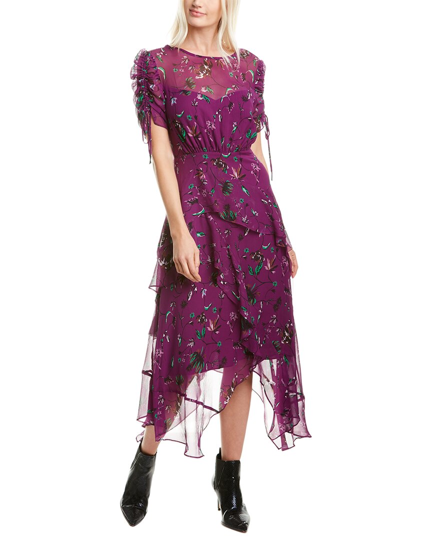 Image of Tanya Taylor Cosette Silk Maxi Dress