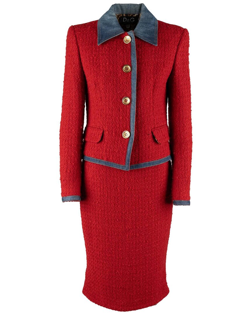 Dolce & Gabbana Denim And Wool Set