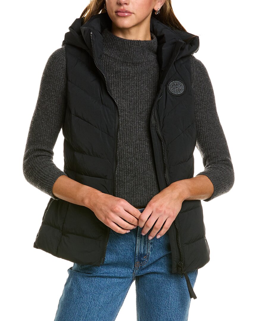 Canada Goose Clair Down Vest In Black