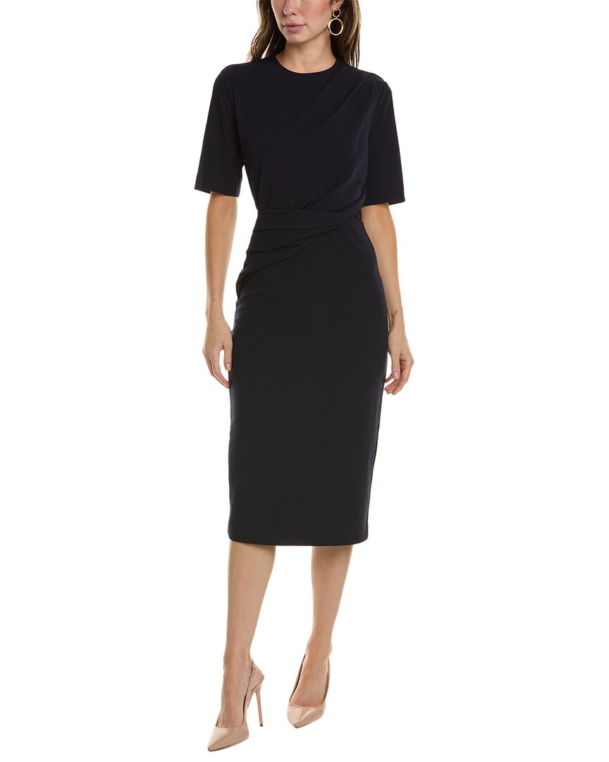Alexia Admor Raina Ruched Mini Dress In Navy