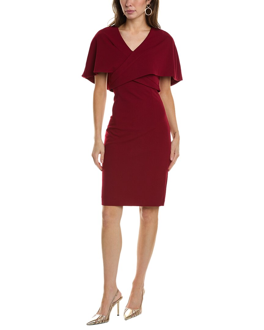 Shop Alexia Admor Devi V-neck Wrap Sheath Dress In Red