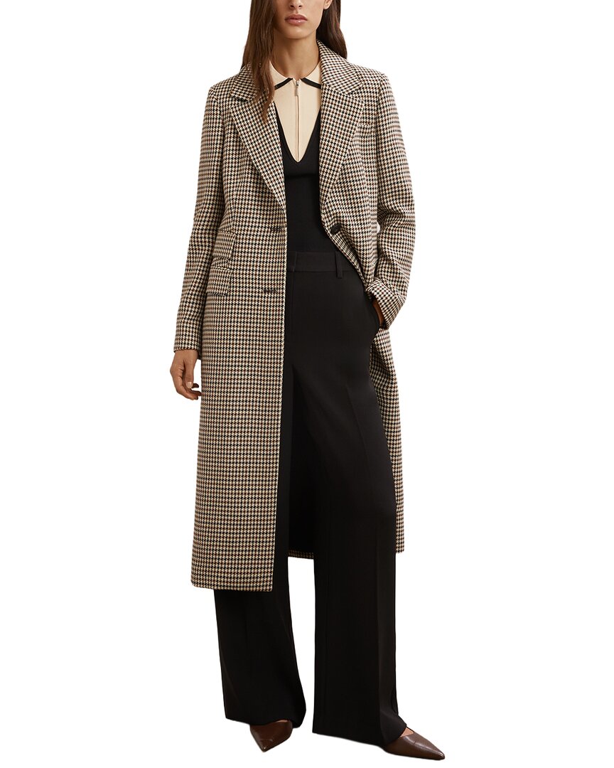 Reiss Karina Coat In Multi