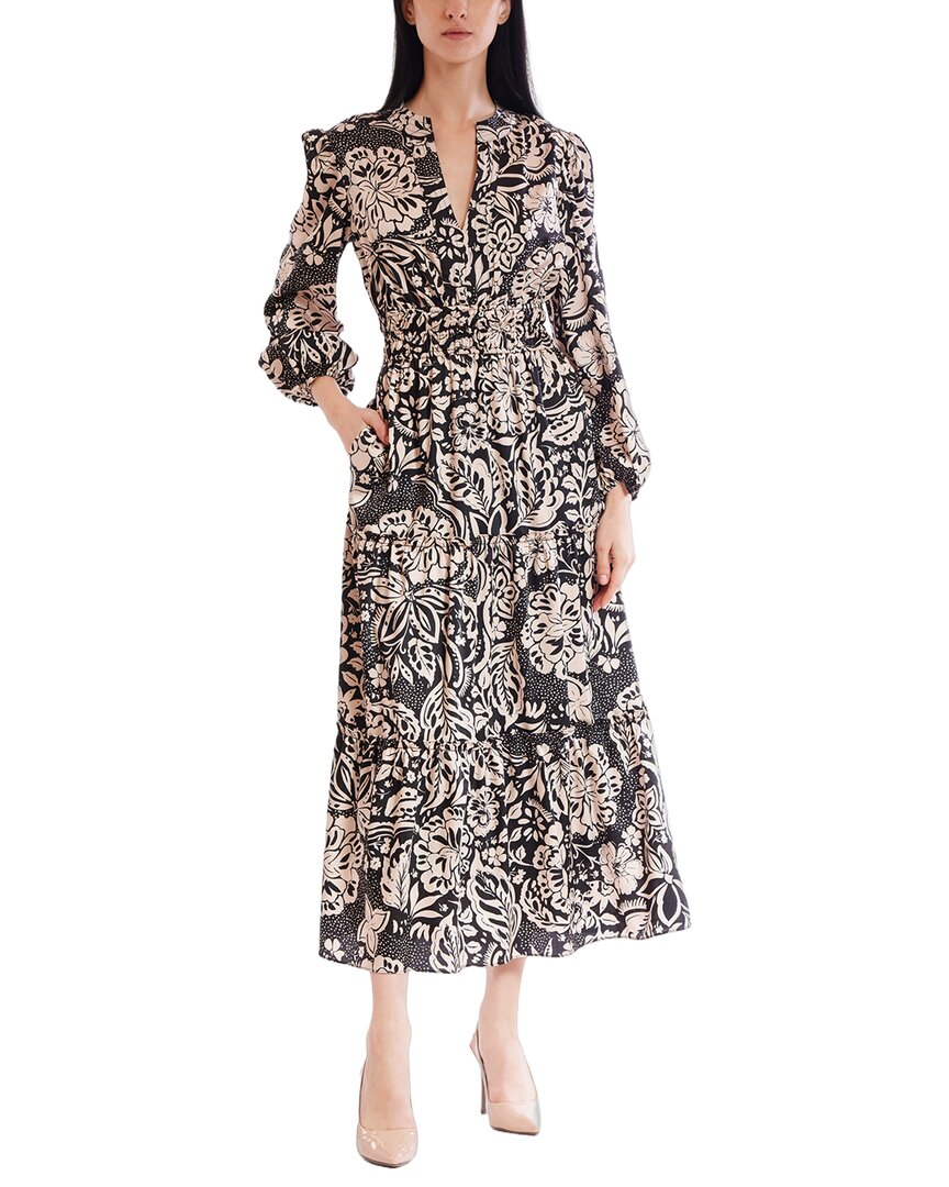 Julia Jordan Midi Dress In Black
