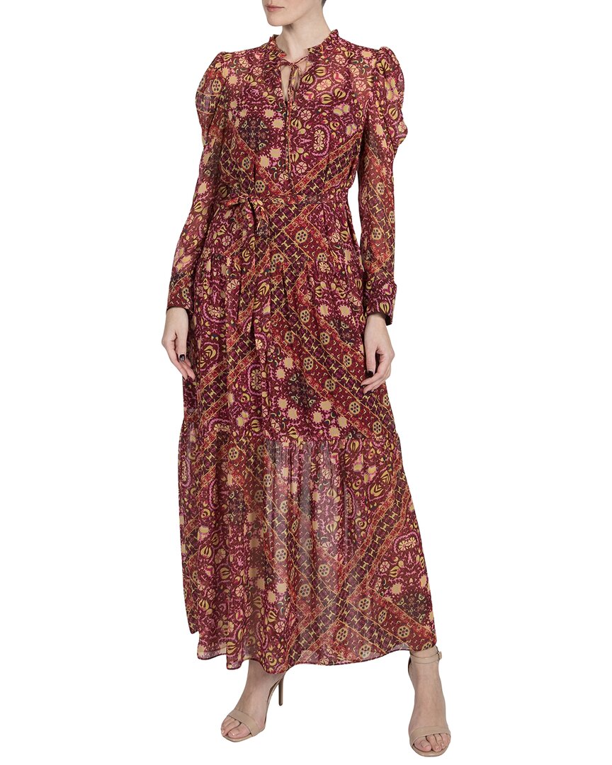 Julia Jordan Midi Dress In Red