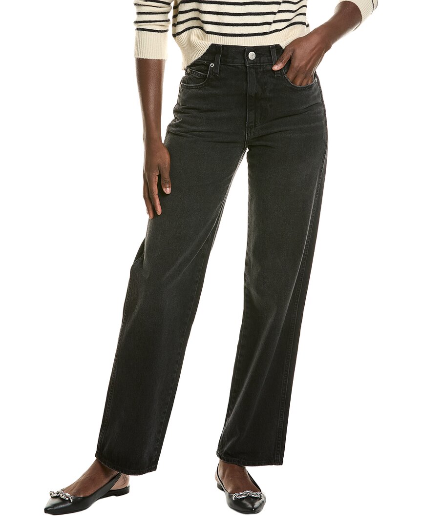 Amo Denim Amo Annette Spark Straight Jean In Black