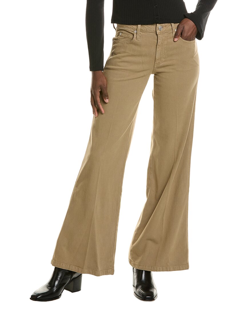 Amo Denim Amo Faith Sand Flare Jean In Brown
