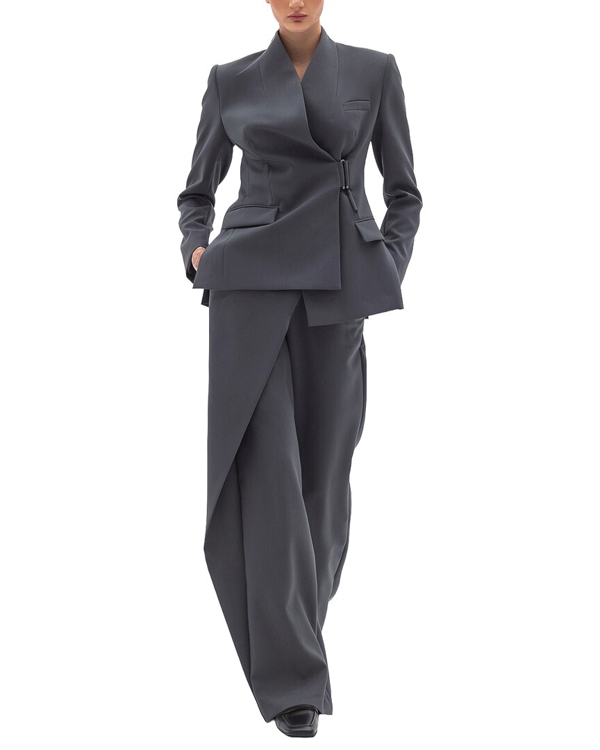Bgl 2pc Jacket & Pant Set In Gray